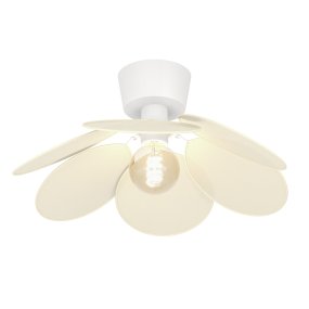 Binacua Ø45 Beige plafondi valmistajalta Eglo - Binacua on koristeellinen kattovalaisin, jossa on kukan muotoinen varjostin beigenvärisestä tekstiilistä.