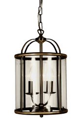 Budgie Ø24 Antiikki kattovalaisin valmistajalta Aneta Lighting - Budgie-kattovalaisin antiikkiväristä metallia ja kirkasta hieman kaarevaa lasia.