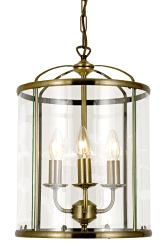 Budgie Ø28 Antiikki kattovalaisin valmistajalta Aneta Lighting - Budgie-kattovalaisin antiikkiväristä metallia ja kirkasta hieman kaarevaa lasia.