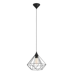 Tarbes Ø32 Musta valmistajalta Eglo - Valaisimen yksinkertainen mutta silmiinpistävä ulkonäkö helpottaa yhdistämistä eri sisustustyyleihin ja yhdessä koristelampun kanssa luot lämpimän ja kutsuvan tunnelman.