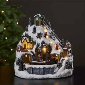 Alpville 25cm Monivärinen valmistajalta Star Trading - Koristele adventti- ja jouluaikaan ja luo ihana joulutunnelma, joka sopii sek&auml; lastenhuoneeseen ett&auml; hyllylle tai sivup&ouml;yd&auml;lle.