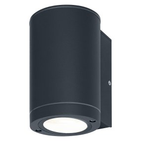 Beam Down Tumman harmaa ulkovalo valmistajalta Osram - Valmistettu alumiinista ja IP44-luokituksen ansiosta se kest&auml;&auml; s&auml;&auml;t&auml; ja tuulta, mik&auml; tekee siit&auml; t&auml;ydellisen julkisivuihin, sis&auml;&auml;nk&auml;yntiin ja patioihin.