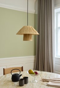 Bamboo Paper Hut Ø40 Luonto valmistajalta Ledvance - Den naturliga formgivningen och det naturliga materialet g&ouml;r att den passar in i n&auml;stan alla hem och stilar.