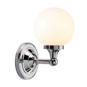 Austen Ø13 Kiillotettu kromi kylpyhuoneen valaisin valmistajalta Elstead Lighting - Austen-seinävalaisin on klassisesti suunniteltu ja valmistettu korkealaatuisista materiaaleista, mikä takaa pitkän käyttöiän.