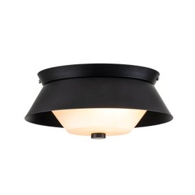 Bowtie Ø25 Musta kylpyhuoneen valaisin valmistajalta Elstead Lighting - Mattamusta Bowtie-kattovalaisin on moderni kattovalaisin, jonka IP44-luokituksen ansiosta se sopii kylpyhuoneeseen, mutta myös muihin sisätiloihin, kuten pesutupa- tai vieraswc-tiloihin.