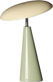 Audrey 33cm Vaaleanvihreä/beige Siirrettävä valmistajalta Eja - Audrey on tyylik&auml;s kannettava p&ouml;yt&auml;valaisin, joka on valmistettu metallista beigen ja vaaleanvihre&auml;n s&auml;vyiss&auml; ja jossa on moderni ja elegantti muotoilu.
