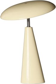 Audrey 33cm Beige Siirrettävä valmistajalta Eja - Audrey on tyylik&auml;s kannettava p&ouml;yt&auml;valaisin, joka on valmistettu metallista ja jonka kiilt&auml;v&auml;n beigen v&auml;rinen valo on moderni ja elegantti.