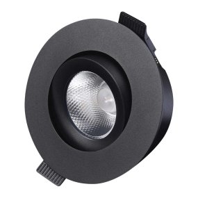 D-007 Downlight 2700K Musta valmistajalta Designlight - D-007 on alasvalojen sarja, jossa on yhdistetty linssi ja heijastin optimaalisen valonjaon/kuvan saavuttamiseksi.