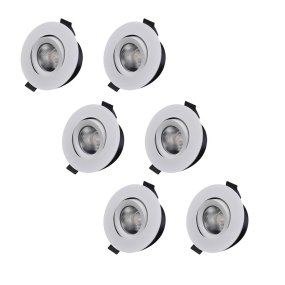 D-007 Downlight 2700K 6 Kpl Valkoinen valmistajalta Designlight - D-007 on alasvalojen sarja, jossa on yhdistetty linssi ja heijastin optimaalisen valonjaon/kuvan saavuttamiseksi.
