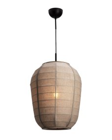 Delino Ø40 Beige kattovalaisin valmistajalta By Rydéns - Saarnipuurunko ja koristeelliset rottinkiyksityiskohdat antavat valaisimelle lämpimän ja harmonisen ilmeen.
