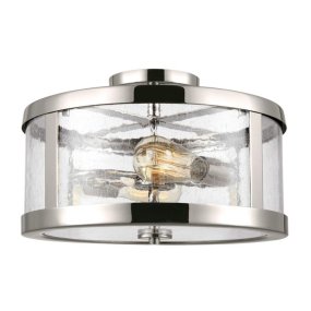 Harrow Ø38 Kiillotettu nikkeli valmistajalta Elstead Lighting - Elegantti muotoilu antaa modernin ja ajattoman ilmeen, joka sopii monenlaisiin sisustuksiin.