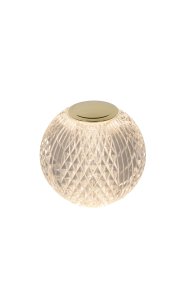 Cintra 9cm Läpinäkyvä Siirrettävä valmistajalta Lucide - Valaisimessa on integroitu LED-valo ja siin&auml; on kolmivaiheinen himmennin, jota on helppo ohjata yl&auml;osassa olevalla kosketuksella.