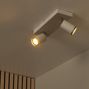 Regina 2 Ruskeanharmaa kohdevalaisin valmistajalta Lucide - Regina-kattospottivalaisin on tyylik&auml;s ja moderni valaistusratkaisu metallista, elegantilla taupe-viimeistelyll&auml; ja ruskean metallin yksityiskohdilla.