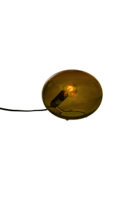 Globus 14cm Ruskea pöytävalaisin valmistajalta Aneta Lighting - Globus-p&ouml;yt&auml;valaisin ruskeasta lasista, jonka lasipallon sis&auml;ll&auml; oleva valonl&auml;hde tarjoaa koristeellista ja miellytt&auml;v&auml;&auml; valoa.