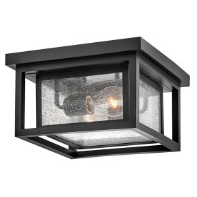 Republic 28cm Musta valmistajalta Elstead Lighting - Valaisin on valmistettu mustasta, s&auml;&auml;nkest&auml;v&auml;st&auml; komposiittimateriaalista ja k&auml;sitelty haalistumisen, ruosteen ja korroosion est&auml;miseksi.