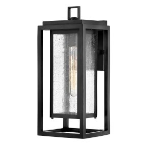 Republic 40cm Musta valmistajalta Elstead Lighting - Republic on koristeellinen julkisivuvalaisin, jossa on moderni muotoilu ja tehokas kaksoiskehys.