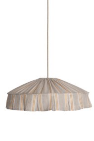 Vinga Varjostin Ei Sisällä Ripustusta Ø58 Luonto/keltainen kattovalaisin valmistajalta Alde & Lind - Vinga on koristeellinen kattovalaisimen varjostin, joka on valmistettu 100 % pellavasta.