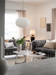 Hilma Varjostinta Ø40 Ei Sis. Ripustinta Luonnonvalkoinen kattovalaisin valmistajalta PR Home - 