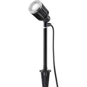 Amalfi Spotlight Musta valmistajalta Konstsmide - Valaisimessa on integroitu 1 W:n LED, joka antaa pehme&auml;n valkoisen hehkun, joten se sopii t&auml;ydellisesti viihtyis&auml;&auml;n ja koristeelliseen ulkovalaistukseen.