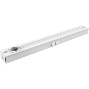 Bänky pistorasialla 58cm Valkoinen valmistajalta Designlight - T&auml;m&auml; malli on 580 mm pitk&auml; ja tarjoaa tehokkaan, tasaisen valon 10 W:n teholla ja 1000 lumenin valovirralla, mik&auml; sopii ihanteellisesti koko ty&ouml;tason valaisemiseen.