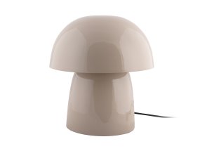 Masivo Seta 34cm Beige pöytävalaisin valmistajalta Leitmotiv - Reilun kokoinen ja pehmeän sienen muotoinen valaisin antaa rauhallisen mutta samalla ilmeikkään vaikutelman.