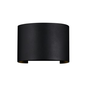 Fulton Musta ulkovalo valmistajalta Maytoni - Yksinkertainen ja tyylikäs pinta on yhdistetty kaksipuoliseen valovirtaan, joka antaa pehmeän ja miellyttävän valaistuksen sekä ylös että alas.