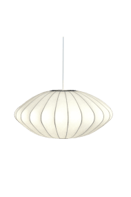 Josefine Ø50 Valkoinen valmistajalta Aneta Lighting - Josefine-riippuvalaisin on elegantti valaisin, jonka pehme&auml; ja harmoninen muoto antaa huoneelle miellytt&auml;v&auml;n ilmeen.