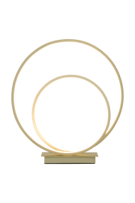 Loop 37cm Samppanja pöytävalaisin valmistajalta Aneta Lighting - Integroitu 14 W LED, joka voidaan himmentää 3-portaisella himmentimellä; lampun kantaa.
