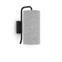 Pensile S Musta rakenne seinävalaisin valmistajalta Belid - Seulamateriaalilla on myös arvokkaita ominaisuuksia, kuten; tulenkestävänä ja ääntä vaimentavana, mikä antaa lisäturvaa tuotevalinnassa.