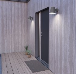 Mist Grafiittirakenne ulkovalo valmistajalta Belid - Opaalilasissa oleva sisäänrakennettu lasirunko tarjoaa hyvän valon diffuusion ja suojaa valonlähdettä.