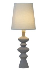 Nina 54cm Harmaa pöytävalaisin valmistajalta Aneta Lighting - Modernistisesta Nina-pöytävalaisimesta mielenkiintoisin muodoineen tulee helposti sijoitettava ja kaunis yksityiskohta kotiisi.