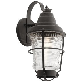 Chance Harbor 55cm Sinkki valmistajalta Elstead Lighting - Chance Harbor &auml;r en klassisk och robust fasadlampa med en design inspirerad av maritim stil.