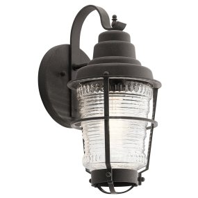 Chance Harbor 37cm Sinkki valmistajalta Elstead Lighting - Chance Harbor &auml;r en klassisk och robust fasadlampa med en design inspirerad av maritim stil.
