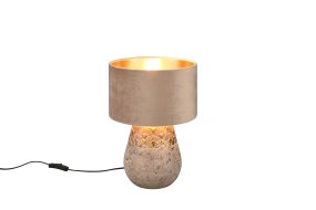 Kiran 38cm Harmaa pöytävalaisin valmistajalta Trio Lighting - KIRAN-pöytävalaisin yhdistää samettia ja keramiikkaa modernissa ja näyttävässä muotoilussa, joka herättää taatusti huomion.