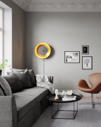 Shelby Ø50 Matta musta seinävalaisin valmistajalta By Rydéns - Tämä koristeellinen valaistusratkaisu lisää lämpöä ja luonnetta olohuoneeseesi luoden kutsuvan ilmapiirin rentoutumiseen ja viihdyttämiseen.