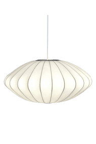 Josefine Ø65 Valkoinen valmistajalta Aneta Lighting - Josefine-riippuvalaisin on elegantti valaisin, jonka pehme&auml; ja harmoninen muoto antaa huoneelle miellytt&auml;v&auml;n ilmeen.