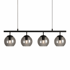 Globi 4 78cm Musta/Savunharmaa kattovalaisin valmistajalta Nordic Lighting - Globi 4 on tyylik&auml;s kattovalaisin, joka yhdist&auml;&auml; modernin muotoilun pehmeisiin muotoihin.