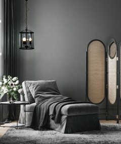 Budgie Ø28 Savun harmaa valmistajalta Aneta Lighting - Valaisimen korkeus on säädettävissä, minimikokonaiskorkeus 55 cm ja maksimi 150 cm.