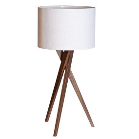 Vega 55cm Saksanpähkinä pöytävalaisin valmistajalta By Rydéns - Vega on moderni pähkinäpuusta ja tekstiilistä valmistettu pöytävalaisin.