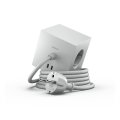 Square 1 with 30W Dual USBC & Magnetic base, 3m Harmaa valmistajalta Avolt - Avoltin tyylikkäästi muotoiltu jatkojohto, jossa on pitkä PVC-johto, kierrätysmuovista valmistettu kuutio ja pohjassa magneettilevy seinälle ripustamista varten.