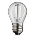 LED E27 pallolamppu 2W 2700K Himmennettävä Läpinäkyvä valmistajalta Unison - 