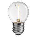 LED E27 pallolamppu 1W 2700K Läpinäkyvä valmistajalta Unison - 