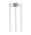 Pendant Chain Extension Nikkeli valmistajalta Karlskrona lampfabrik - Voidaan käyttää kaikissa Karlskrona Lampfabrikin riippuvalaisimissa niiden pidentämiseksi 25 cm.