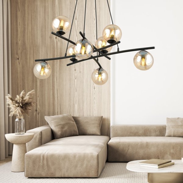 Essa Ø100 Keltainen kattovalaisin valmistajalta Emibig Lighting - Lisäksi sarja on erittäin toimiva ja valaisee kauniisti suuriakin tiloja.