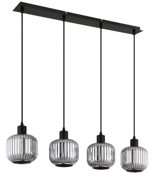 Tom 80cm Savun värinen kattovalaisin valmistajalta Globo Lighting - Den mattsvarta metallen ger ett modernt uttryck och passar perfekt in i olika inredningsstilar.