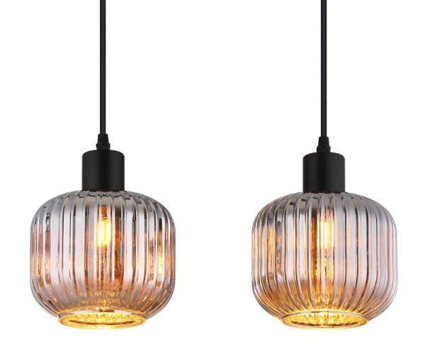 Tom 80cm Savun värinen kattovalaisin valmistajalta Globo Lighting - Den mattsvarta metallen ger ett modernt uttryck och passar perfekt in i olika inredningsstilar.