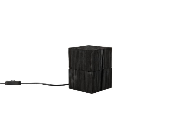 Treasure 16cm Musta pöytävalaisin valmistajalta Trio Lighting - Ovikosketin tarkoittaa, että lamppu syttyy automaattisesti, kun kansi avataan ja pysyy päällä.