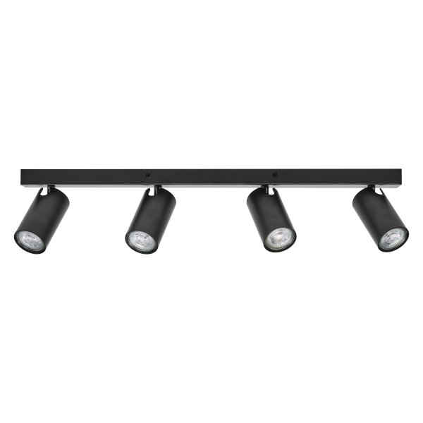 Octagon 4 Musta kohdevalaisin valmistajalta Ledvance - Den n&auml;tta formen i kombination med de r&ouml;rliga spotlightsen g&ouml;r den m&aring;ngsidig och passar in i alla hem och stilar.