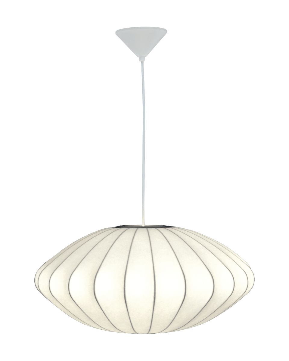 Josefine Ø65 Valkoinen kattovalaisin valmistajalta Aneta Lighting - Josefine-riippuvalaisin on elegantti valaisin, jonka pehme&auml; ja harmoninen muoto antaa huoneelle miellytt&auml;v&auml;n ilmeen.