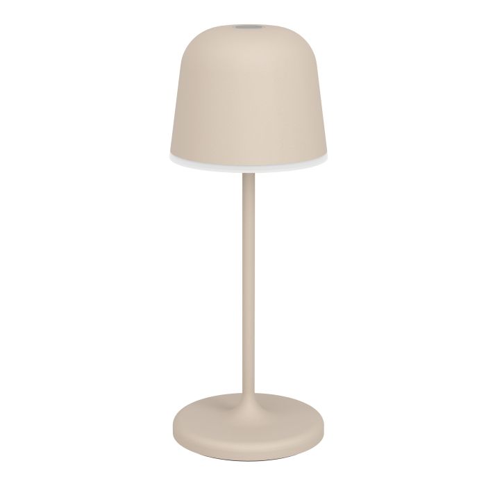 Mannera 20cm Hiekka Siirrettävä valmistajalta Eglo - Se on helppo ladata mukana tulevalla USB-kaapelilla, joten se on helppo ottaa mukaan minne tahansa - riippumatta siitä, oletko terassilla, puutarhassa tai piknikillä.
